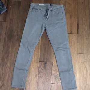 AG Gray Jeans - The Legging Ankle